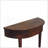 Backless Mounted Chestnut Console
