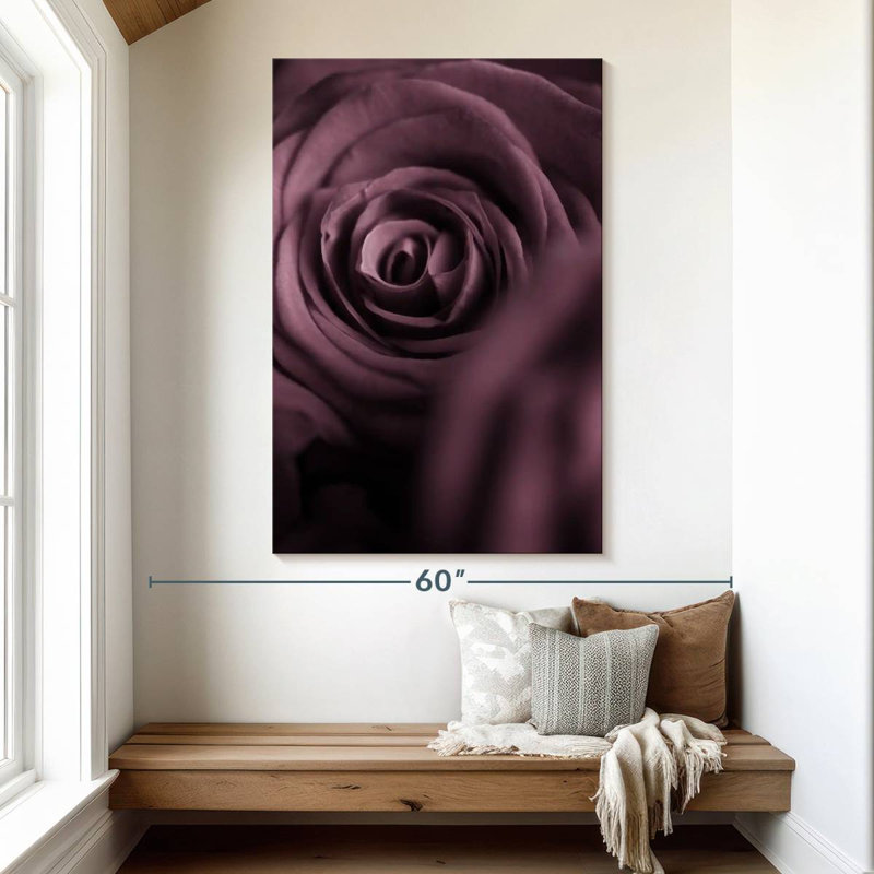 Harnek rose mauve foncé I, H 51 po x l 34 po