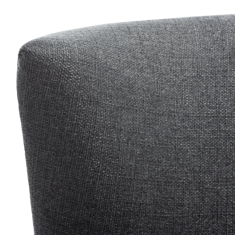 Paolini Upholstered Wingback Chair, Grey Linen