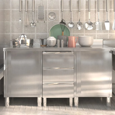 Stainless Steel Kitchen Pantry