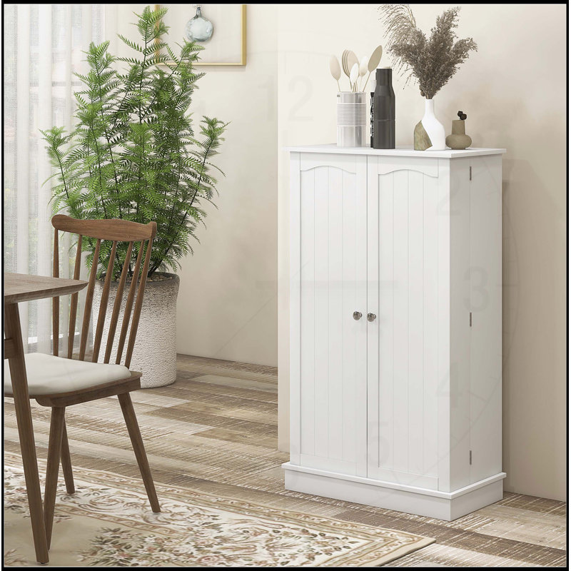 Armoire de cuisine avec 5 étagères et 12 étagères à épices pour une meilleure organisation et une meilleure efficacité de l'espace