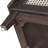 Boho Rattan Entryway Bench With Storage, Cushioned Shoe Bench With Double Doors, Wooden Shoe Organizer Bench For Entryway And Hallway (Espresso+Beige )-514275018