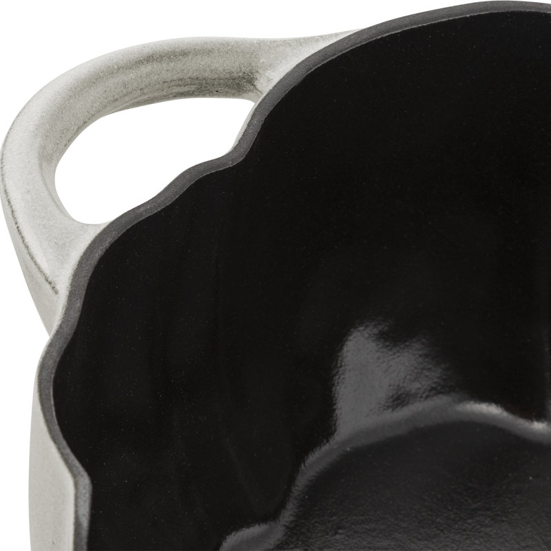 Staub Cast Iron 3.5-Qt Pumpkin Cocotte - White Truffle