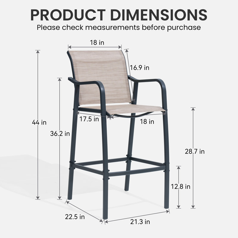Tabouret de bar 28,74 po Ontario, Espresso