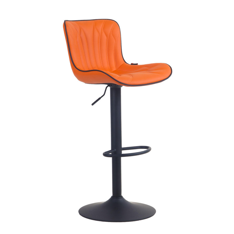 Tabouret de bar Denan, Orange