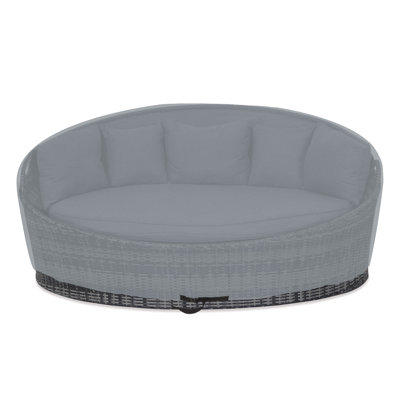Covers & all Outdoor Daybed Cover, Heavy Duty 1000D Waterproof, UV & Tear Resistant 90 Inch Round Patio Furniture Cover for Daybed with Elastic Hem by Latitude Run