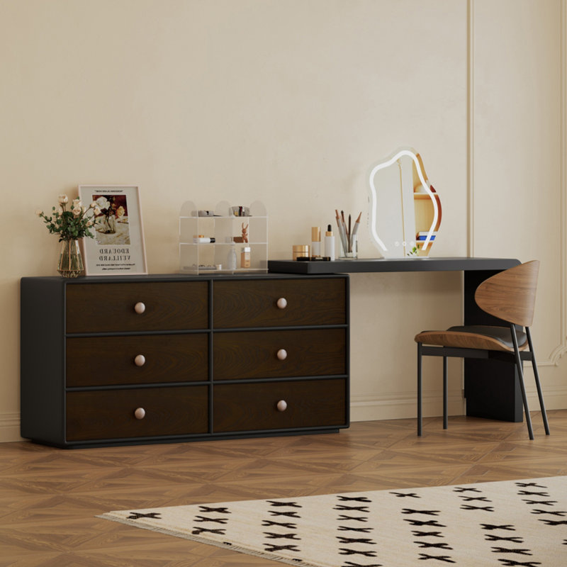 Commode rétractable de qualité rétro