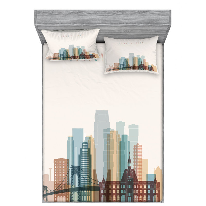 Microfiber Sheet Set, Full Sheet Set with Fitted Sheet