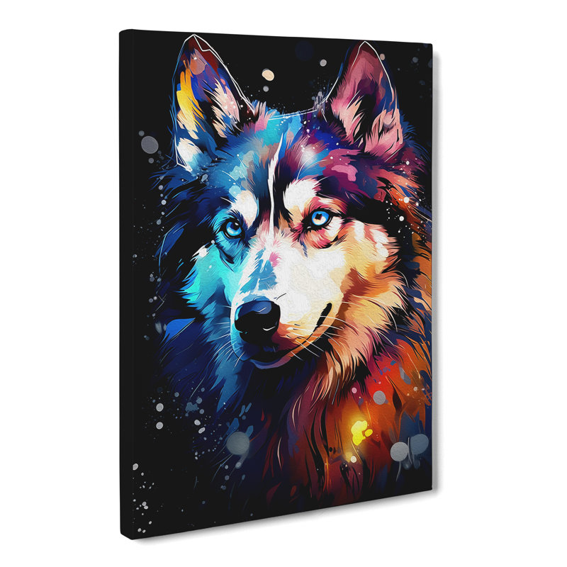 Husky Digital - Wrapped Canvas, 50cm H x 35cm W x 3cm D