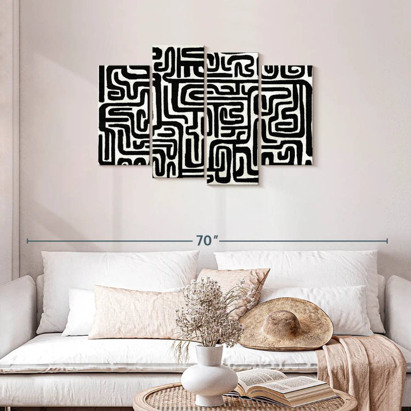 Labyrinthe africain Avery, H 27 po x l 43 po