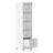 5 Drawer Metal Vertical File Cabinet with Lock on Wheels for Home Office,Heavy Duty Metal Storage Cabinet for A4/Letter/Legal Size Files, 17.71"D*15.16"W*64.17"H