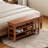 100% Solid Wood Front Door Shoe Rack