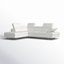 Canapé modulaire en cuir véritable l 114 po Hugo-20869732-20869730