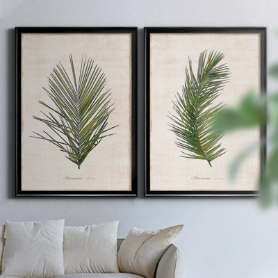 Palm Botanical I - ensemble de 2 impressions