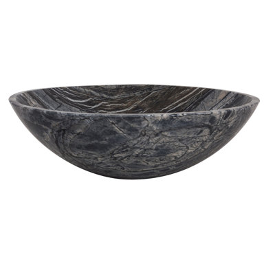 Novatto 17'' Stone Circular Bathroom Sink