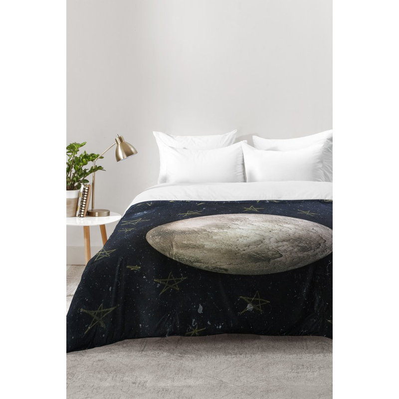 Ensemble d'édredon Paper Moon, Édredon pour lit simple TG + 1 taie décorative
