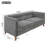Harlow Mid-Century Modern Chenille Upholstered Sofa with Channel Tufting-124279744