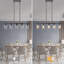 Luminaire suspendu noir 5 lumières Tempe