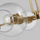 Hanford 5 Light Metal Dimmable Sputnik Chandelier