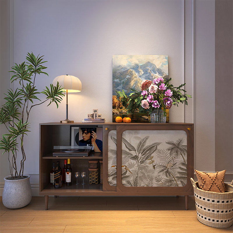 Buffet armoire de rangement multifonctionnel français