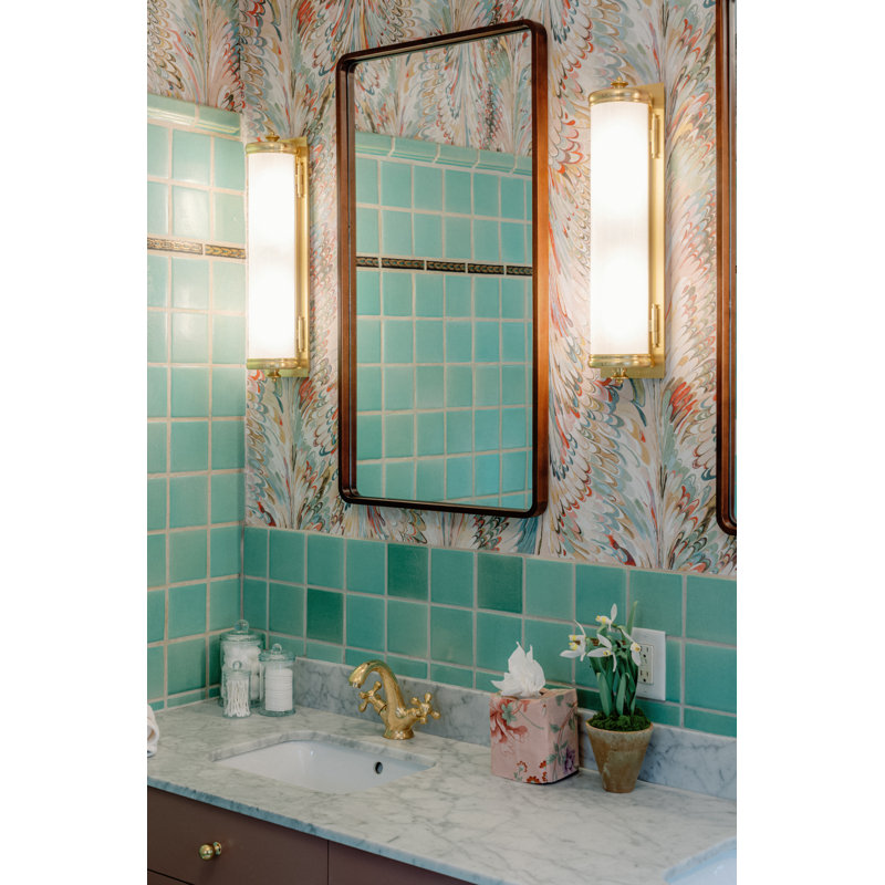 Bristol 2 - Light Flush Mounted Sconce, Aged Brass