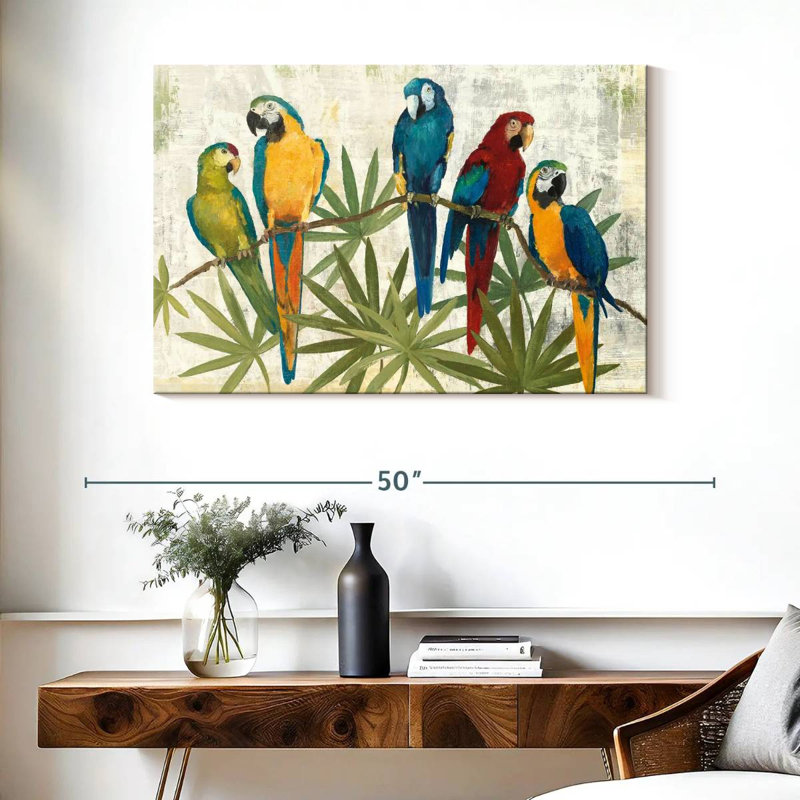 Brampt oiseaux d'une plume, H 26 po x l 39 po