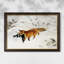 Renard dans un paysage enneigé (Räv i snölandskap), 1900 - Bruno Liljefors - Toile encadrée sur mesure-308150918-308150931-308151036