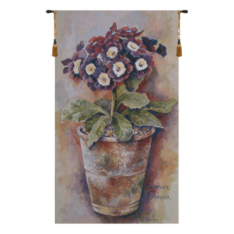 Loom Woven Cotton Blend Wall Hanging, 38" H x 24" W x 0.15" D