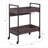 Rectangular Serving Cart With 2 Tier Shelf