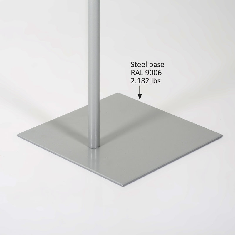 Porte-affiche sur pied, gris