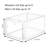 Stackable Shoe Storage Box Plastic
