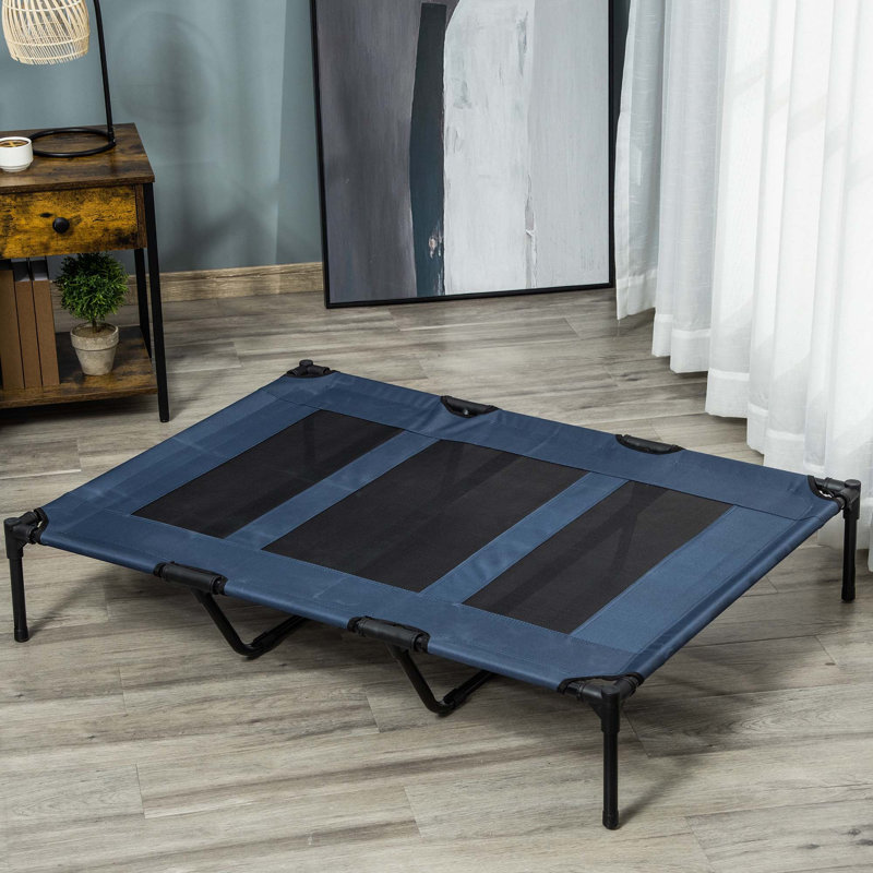 Lit pour chien surélevé portatif 48 "x 36", lit surélevé avec sac de transport