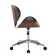 Aden Faux Leather Office Chair with Chrome Base