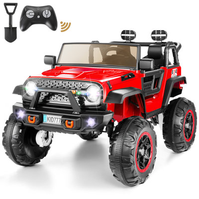 24V 2-Seater Kids Ride on Truck Electric Car with Remote Control and Bluetooth