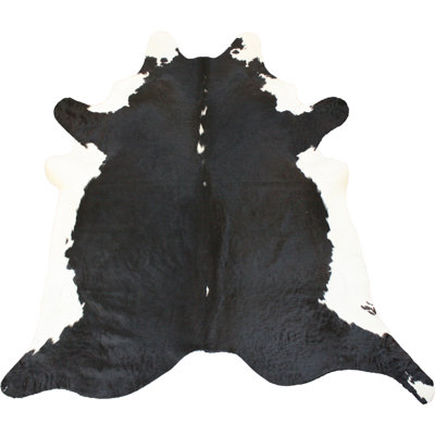 Stearns Animal Print Cowhide Hand Woven 150cm X 200cm Area Rug