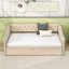 Lit de jour simple rembourré avec couchette-488180501