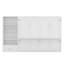 Grand lit escamotable polyvalent avec compartiments de rangement à hauteur réglable et tablette, 1 lit plateforme pliable pour chambre d'amis de petite taille-118020131