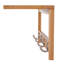 Solid Wood 4 - Hook Coat Rack
