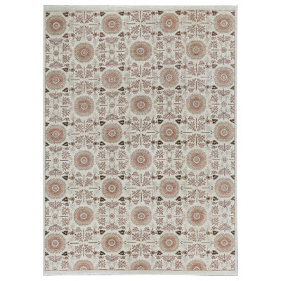 Ziegler Hand-Knotted High-Quality Ivory Area Rug