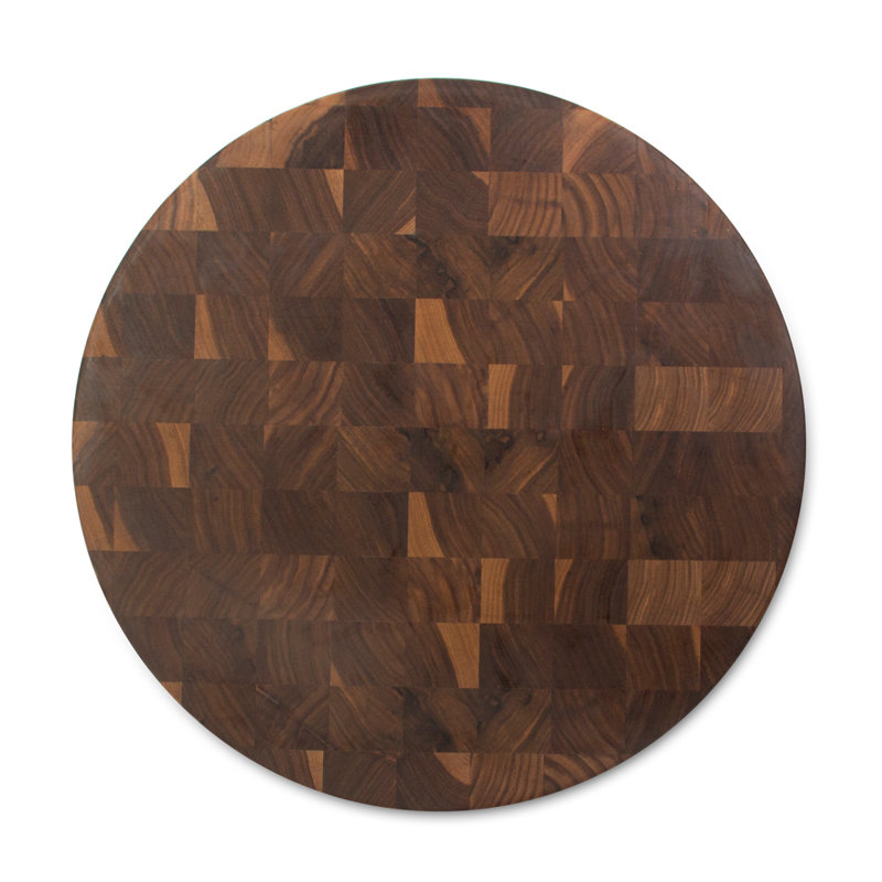 BoosBlock® 3" End Grain Walnut 18" Round Chopping Block