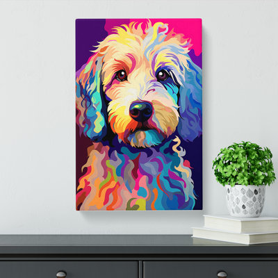 Labradoodle Pop - Wrapped Canvas