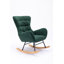 Chaise berçante rembourrée Lamond-1950182949