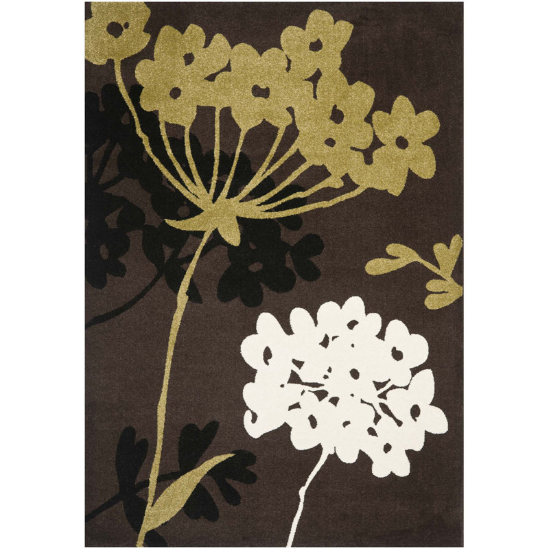 Tapis floral Rosario Porcello Performance, Rectangle 4 pi x 5 pi 7 po