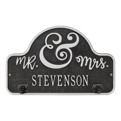 My Heart Personalized Wall Key Organizer with Key Hook