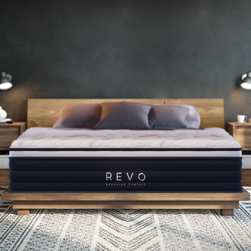 Revo Sleep  14-Inch Hybrid Mattress, King, 14"