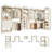Closet System With Drawers And Mirror, Corner Closet Organizer With Hanging Rods And Shelves-2454518