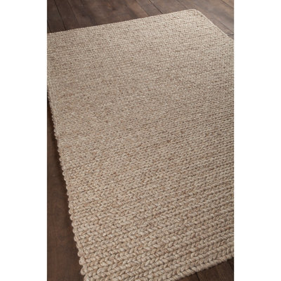 Reisinger Authentic Hand-Woven Gray Wool Area Rug