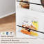 Porte de grange 36 "x 84" en bois et bibliothèque apprêtée avec trousse de quincaillerie de fixation (fermeture en douceur incluse)-101939592