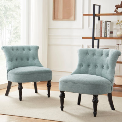 Upholstered Chenille Side Chair