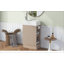Meuble-lavabo de salle de bain avec lavabo, meuble-lavabo avec tablette, orientation gauche ou droite, naturel-1597809797